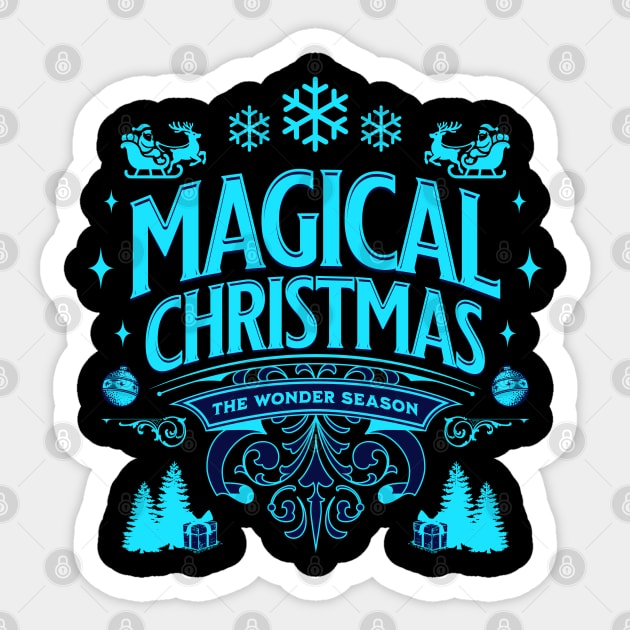Magical Christmas Sticker by TEENIE DESIGN